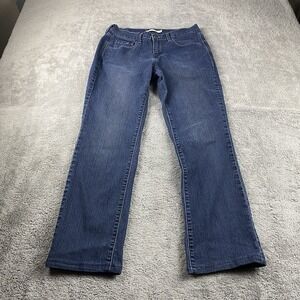 Levi 505 Jeans Straight Leg Womens 4 29x27 Blue Medium‎ Wash Denim Mid Rise